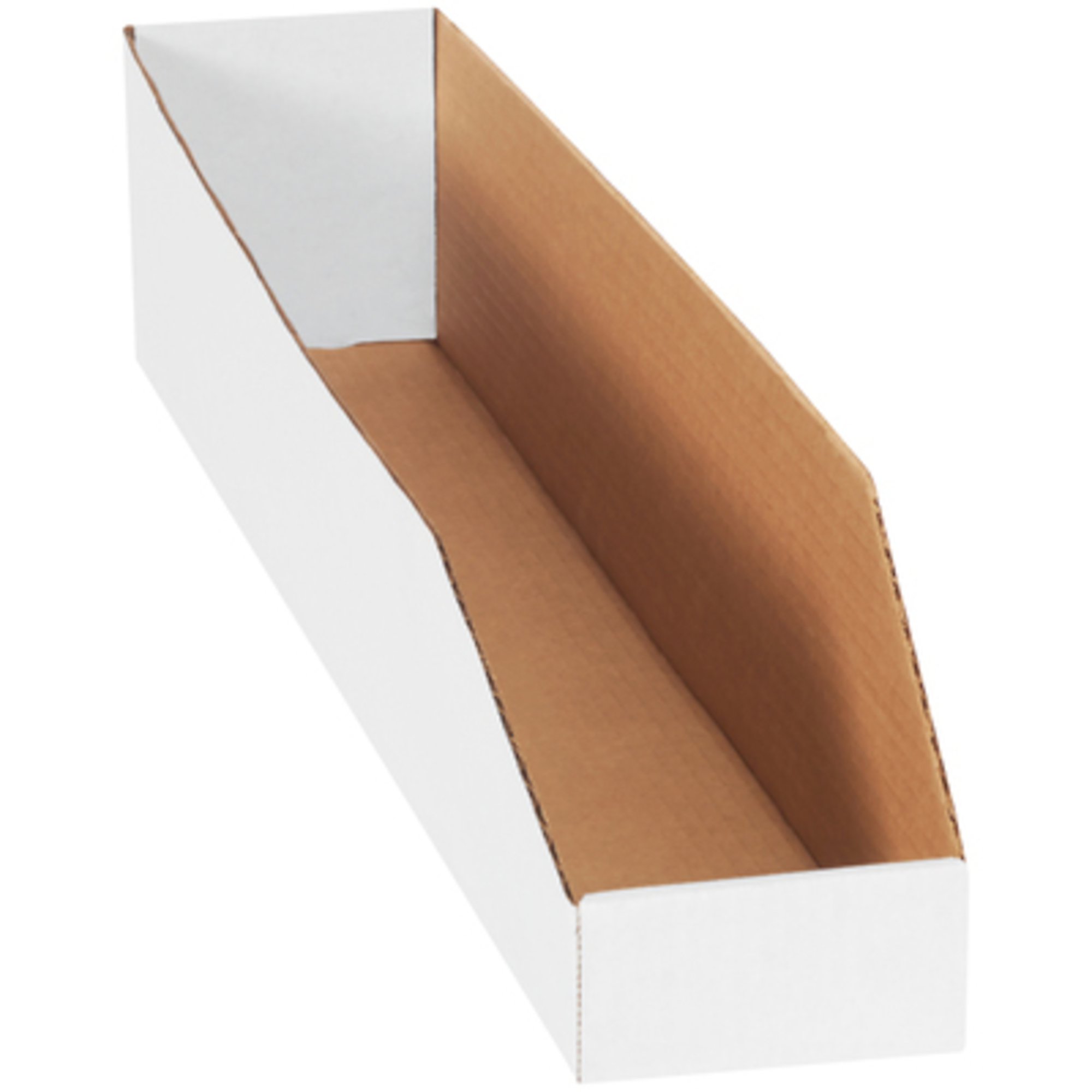 4 x 24 x 4 1/2in. White Bin Boxes 50/CS, Height 4.5 in, Width 4 in, Bins Included (qty.) 50 Model# BINMT424
